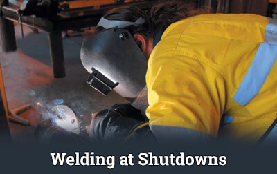 Welding at Shutdowns