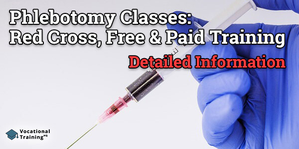 Phlebotomy Classes: Red Cross, Free & Paid Training
