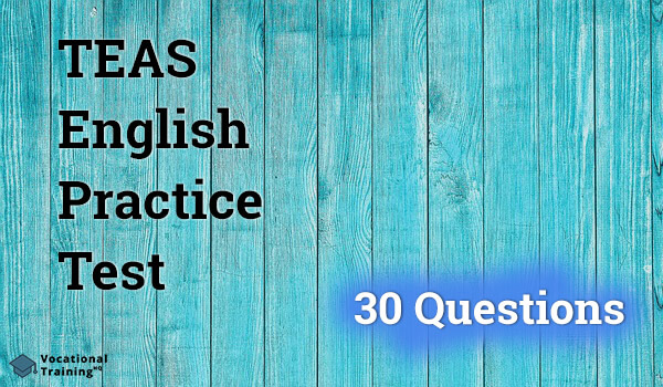 TEAS English Practice Test