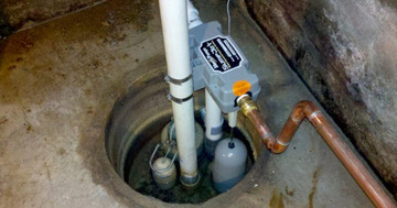 Water powered sump pump