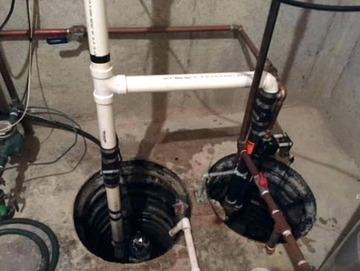 Water powered sump pump