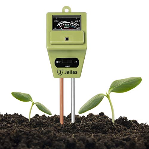 Jellas Soil Moisture-Meter – 3-in-1 Plant Tester Kit