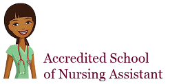 Accredited School of Nursing Assistant logo