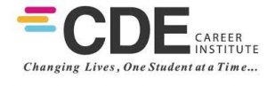 CDE Career Institute logo