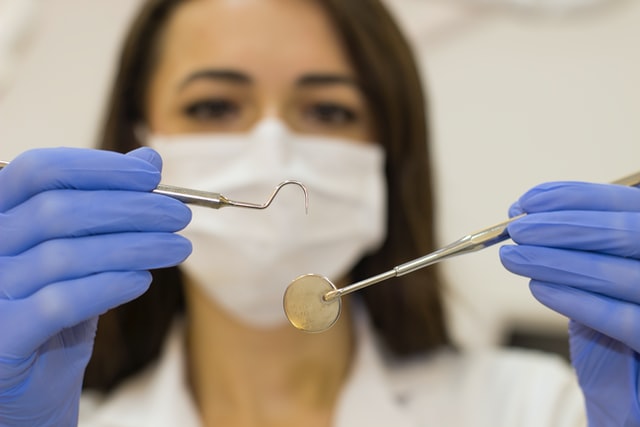 checking if dental tools are clean