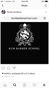 KCM Barber School logo