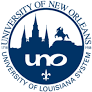 The University of New Orleans logo