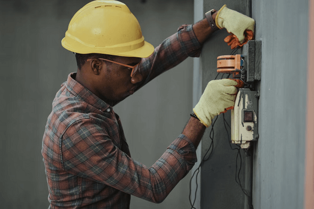 electrician working