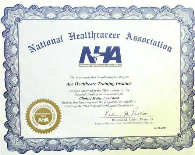 home health aide certificate example