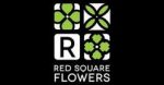 Red Square Flowers Logo