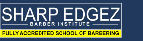 Sharp Edgez Barber Institute logo