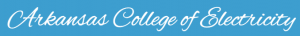 Arkansas College of Electricity logo