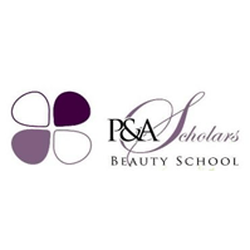 P&A Scholars Beauty School logo