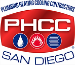 San Diego Plumbing-Heating-Cooling Contractors Association (PHCC) logo